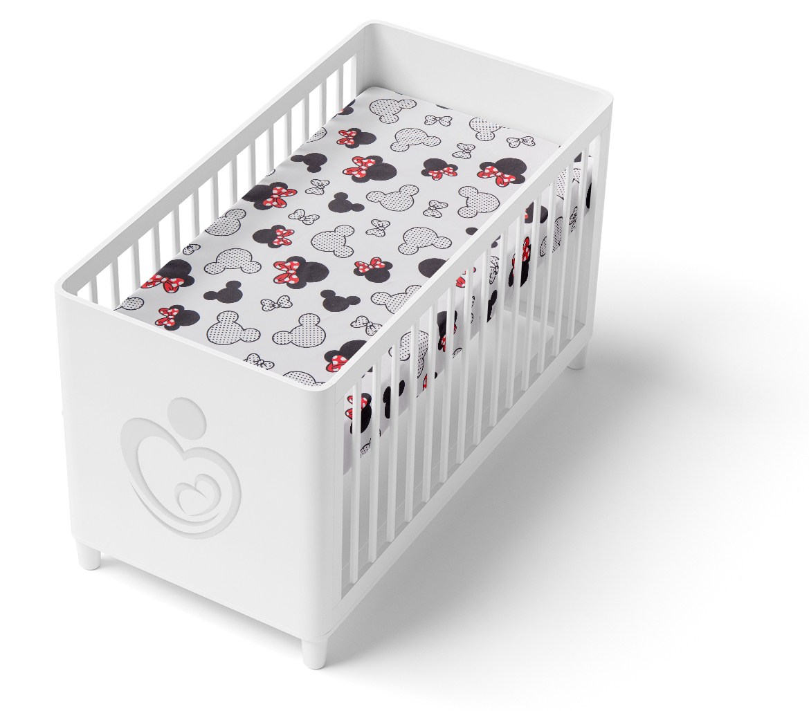 Prześcieradło 120x60 do łóżeczka bawełna materiałowe Babymam - obrazek 4
