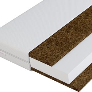 Babymam materac łóżeczka 120x60 kokos pianka kokos