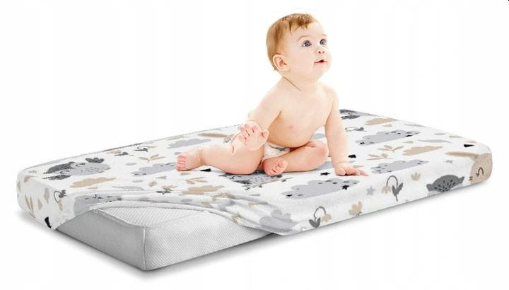 Prześcieradło 120x60 do łóżeczka bawełna materiałowe Babymam - obrazek 4