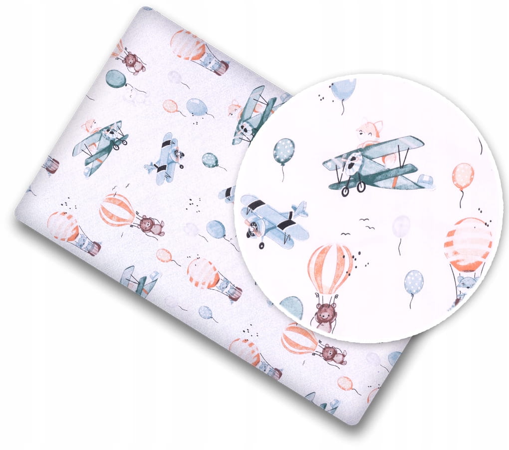 Prześcieradło 120x60 do łóżeczka bawełna materiałowe Babymam