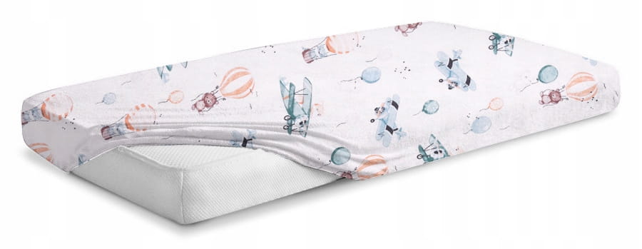 Prześcieradło 120x60 do łóżeczka bawełna materiałowe Babymam - obrazek 2