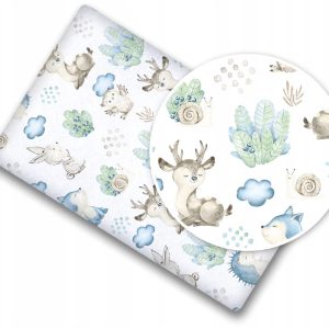 Prześcieradło materiałowe do kołyski 90x40 cm z gumką Babymam