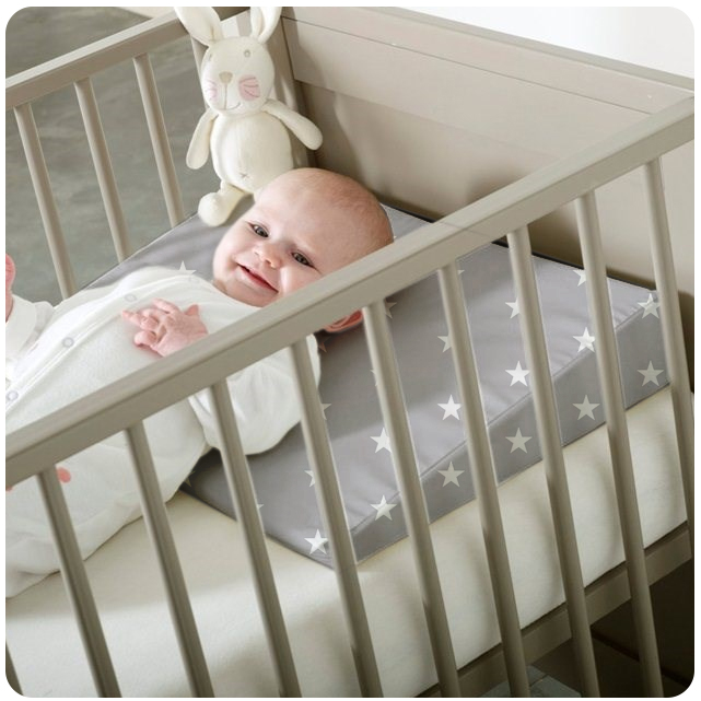 Babymam poszewka na poduszkę klin do łóżeczka 59x37 bawełna - obrazek 3