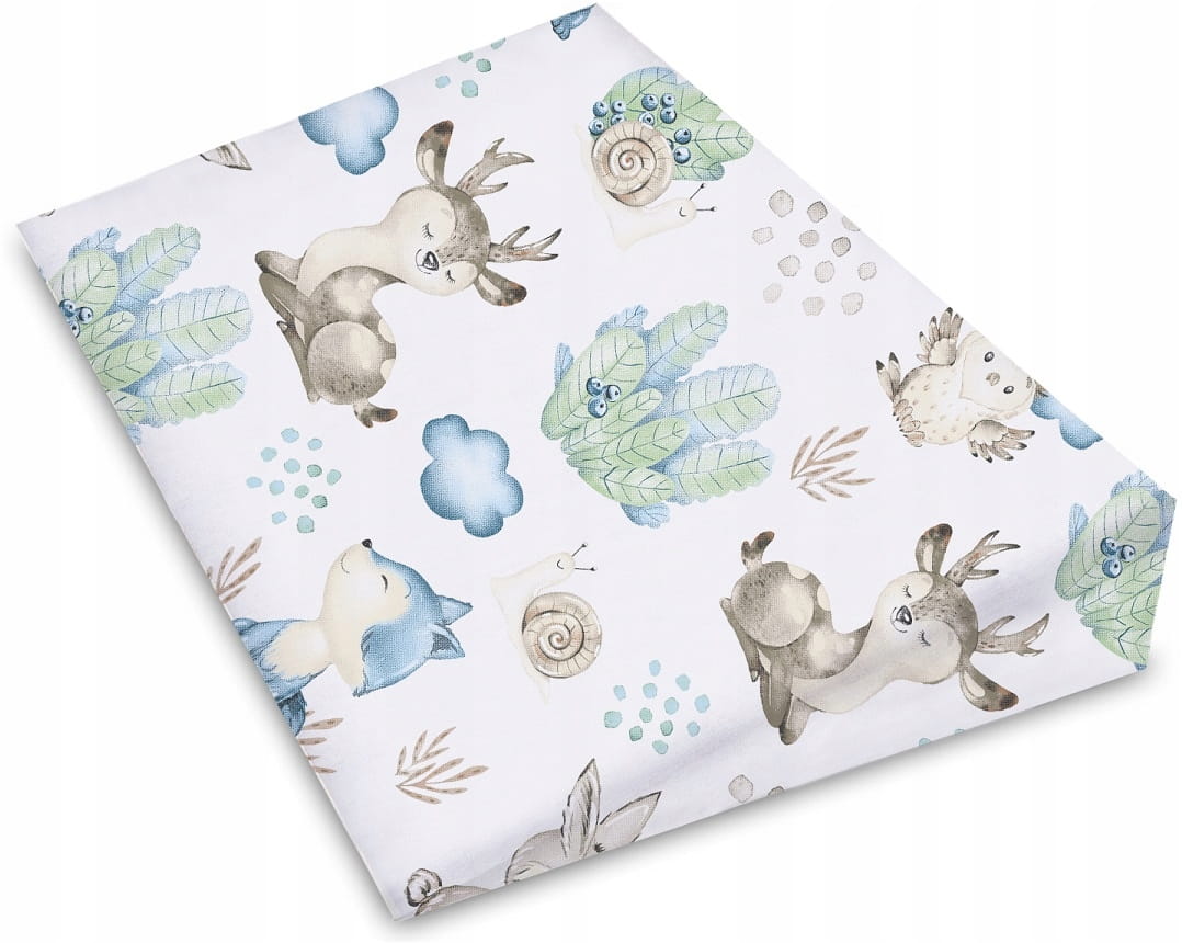Babymam poszewka na poduszkę klin do łóżeczka 59x37 bawełna
