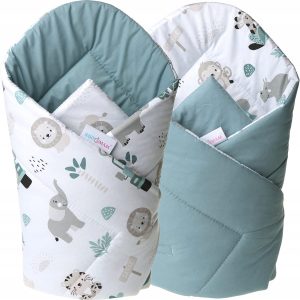 Babymam becik rożek niemowlęcy bawełna dwustronny