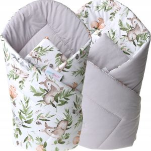 Babymam becik rożek niemowlęcy bawełna dwustronny