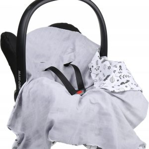 Babymam muślinowy otulacz kocyk nosidełka fotelika