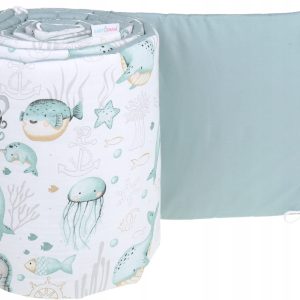 Babymam dwustronny ochraniacz 180x30 do łóżeczka