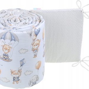 Babymam dwustronny ochraniacz 180x30 do łóżeczka