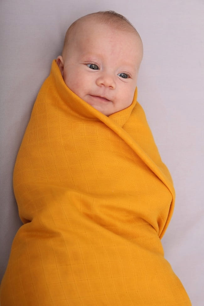 Babymam pielucha muślinowa kocyk otulacz 120x120cm - obrazek 5