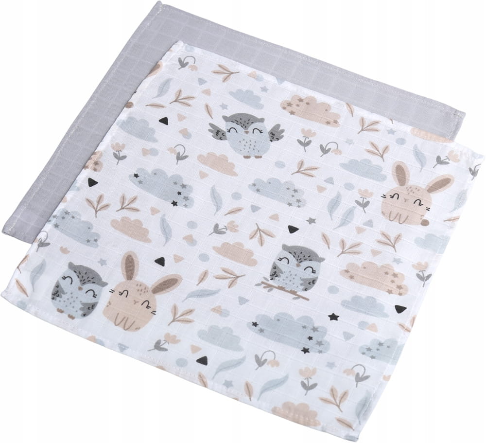 Babymam pieluszka muślinowa 30x30 bawełna 2szt.