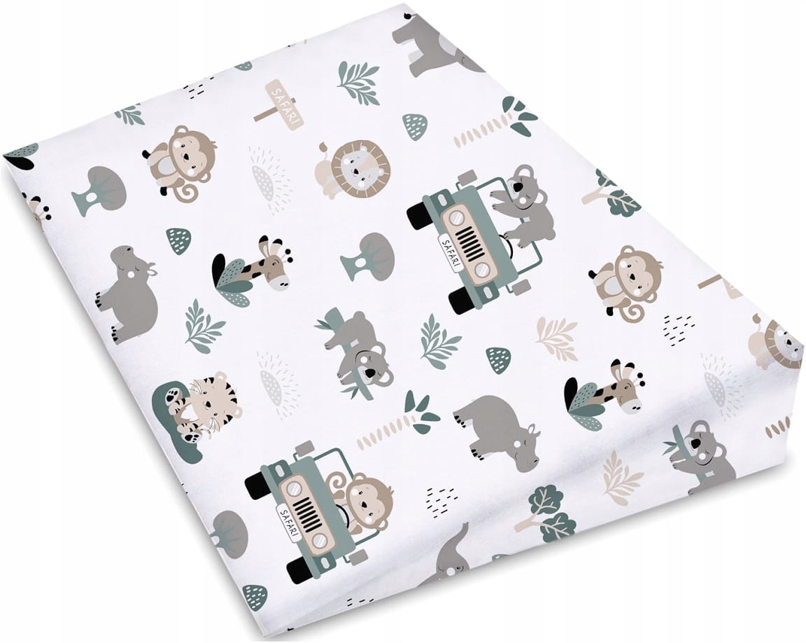 Babymam poszewka na poduszkę klin do łóżeczka 59x37 bawełna