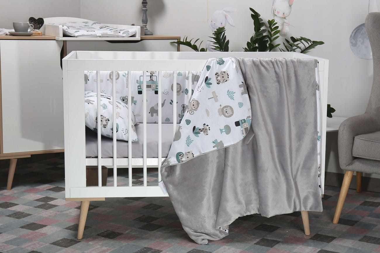Babymam kocyk otulacz do nosidełka wózka fotelika - obrazek 2