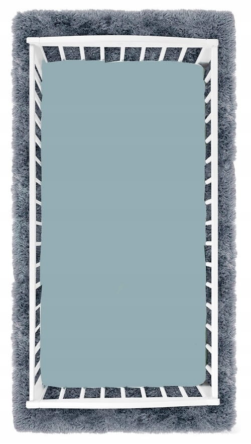 Prześcieradło materiałowe do kołyski 90x40 cm z gumką Babymam - obrazek 2
