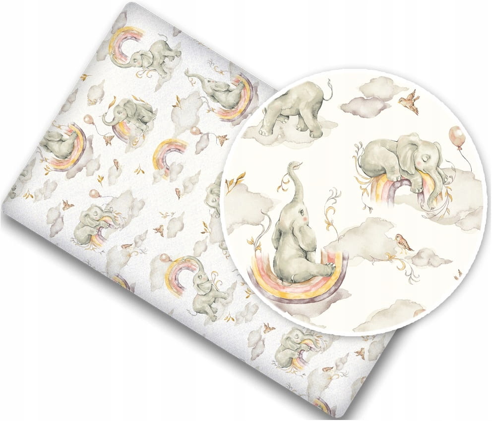 Prześcieradło materiałowe do kołyski 90x40 cm z gumką Babymam