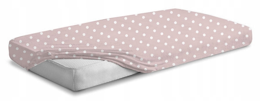 Prześcieradło materiałowe do kołyski 90x40 cm z gumką Babymam - obrazek 3