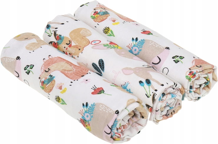 Babymam pieluchy pieluszki muślinowe premium 3 szt.