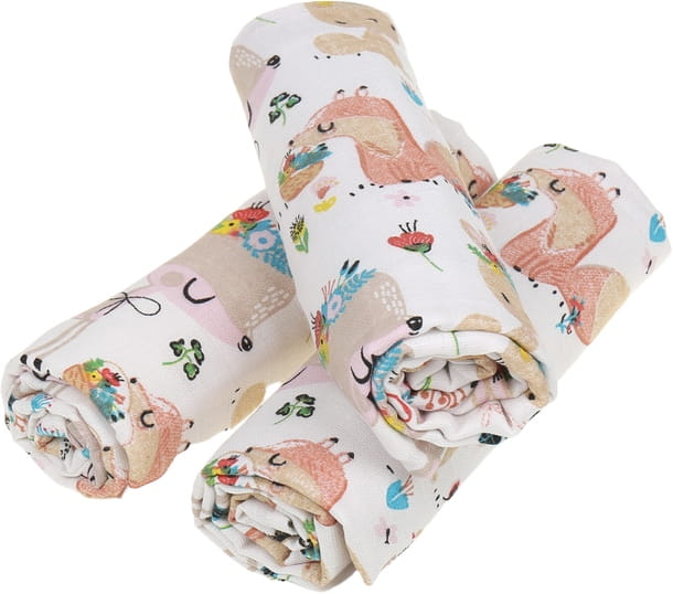 Babymam pieluchy pieluszki muślinowe premium 3 szt. - obrazek 2