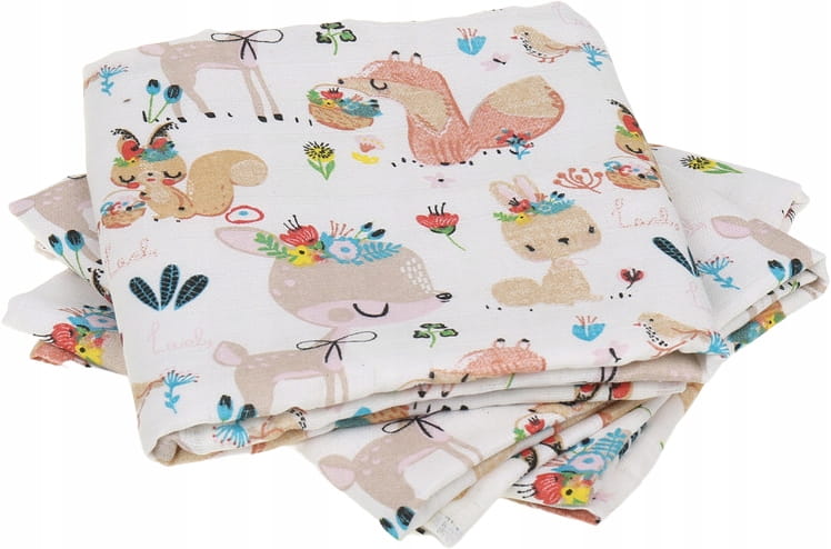 Babymam pieluchy pieluszki muślinowe premium 3 szt. - obrazek 5