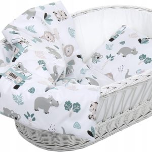 Pościel 80x70 do kołyski wózka 2 elementy Babymam