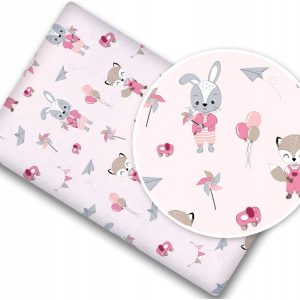 Prześcieradło 120x60 do łóżeczka bawełna materiałowe Babymam