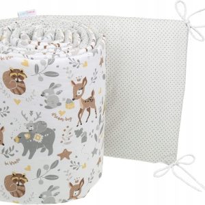 Babymam dwustronny ochraniacz 180x30 do łóżeczka