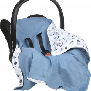 Babymam muślinowy otulacz kocyk nosidełka fotelika