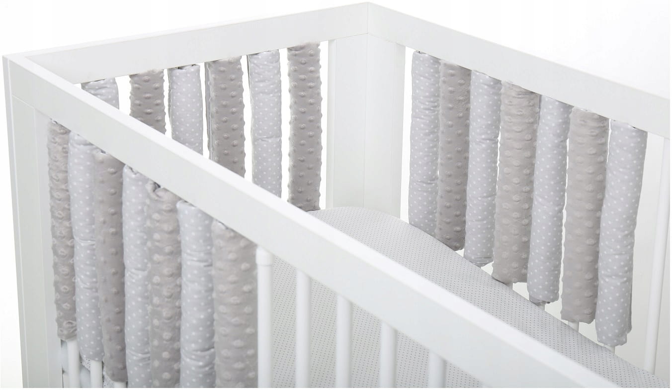 Babymam ochraniacz modułowy do łóżeczka minky 20el - obrazek 2