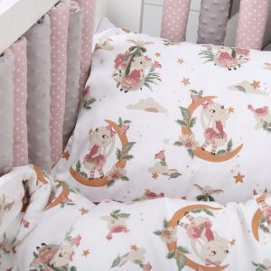 Babymam ochraniacz modułowy do łóżeczka minky 20el