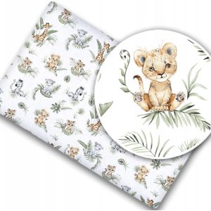 Prześcieradło bawełna materiałowe 160x80 Babymam