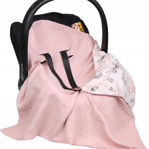 Babymam muślinowy otulacz kocyk nosidełka fotelika