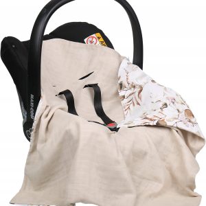 Babymam muślinowy otulacz kocyk nosidełka fotelika