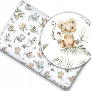 Prześcieradło 120x60 do łóżeczka bawełna materiałowe Babymam