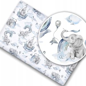 Prześcieradło 120x60 do łóżeczka bawełna materiałowe Babymam