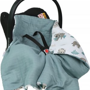 Babymam muślinowy otulacz kocyk nosidełka fotelika