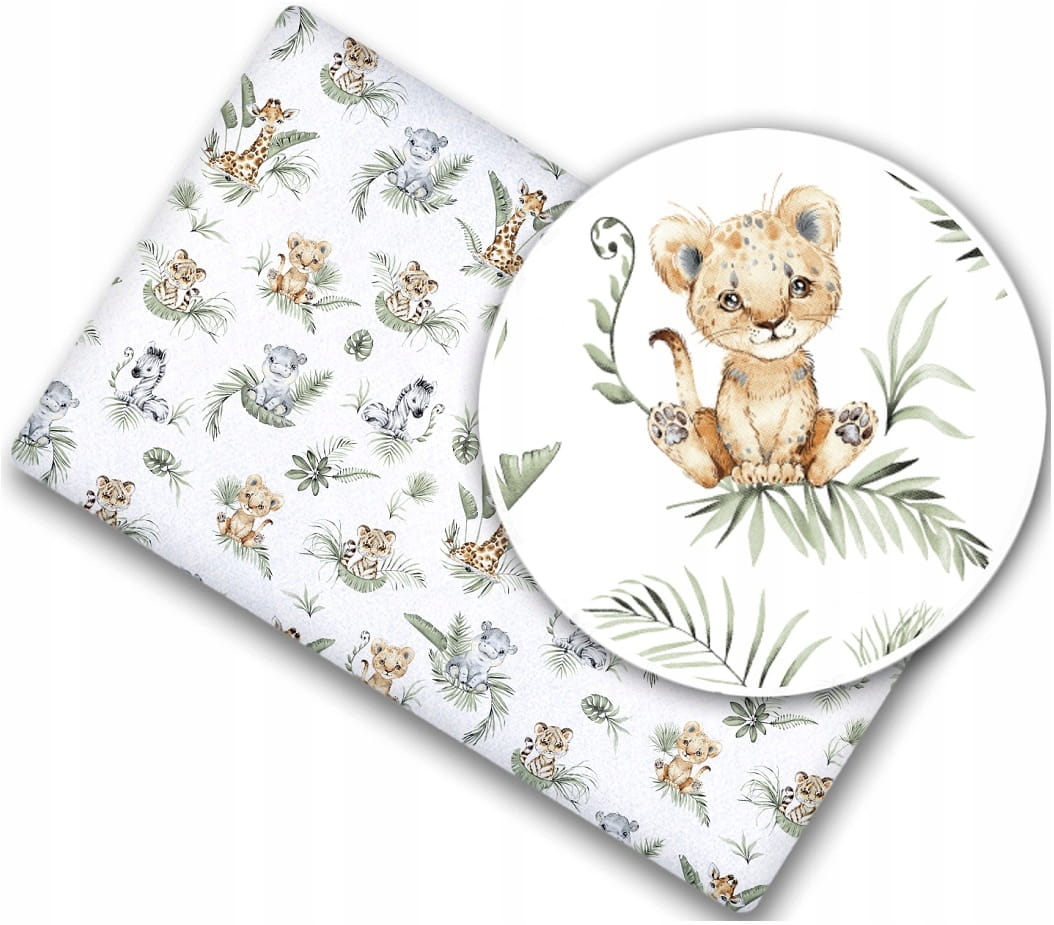 Prześcieradło materiałowe do kołyski 90x40 cm z gumką Babymam