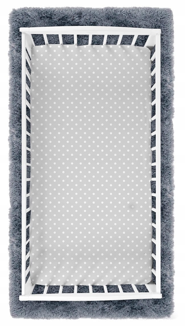 Prześcieradło materiałowe do kołyski 90x40 cm z gumką Babymam - obrazek 2