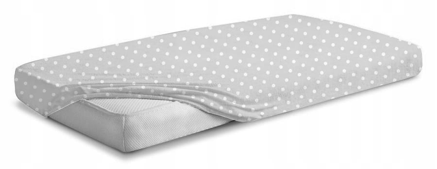 Prześcieradło materiałowe do kołyski 90x40 cm z gumką Babymam - obrazek 4