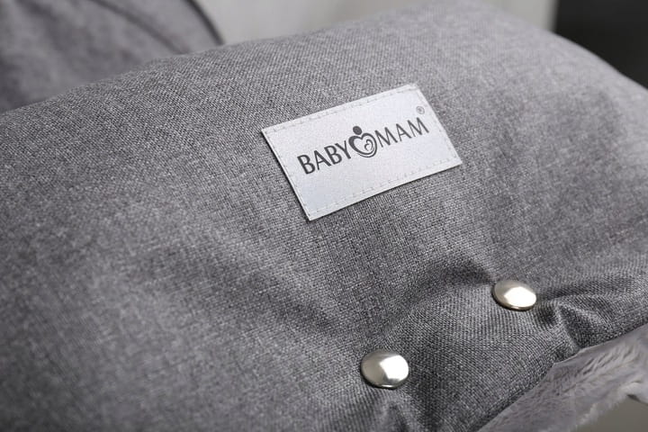 Babymam mufka do wózka rękawica ocieplana na sanki - obrazek 4