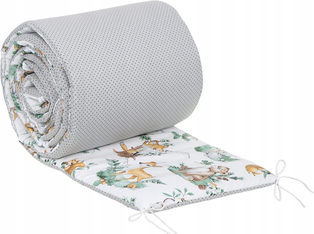 Babymam dwustronny ochraniacz 180x30 do łóżeczka - obrazek 3