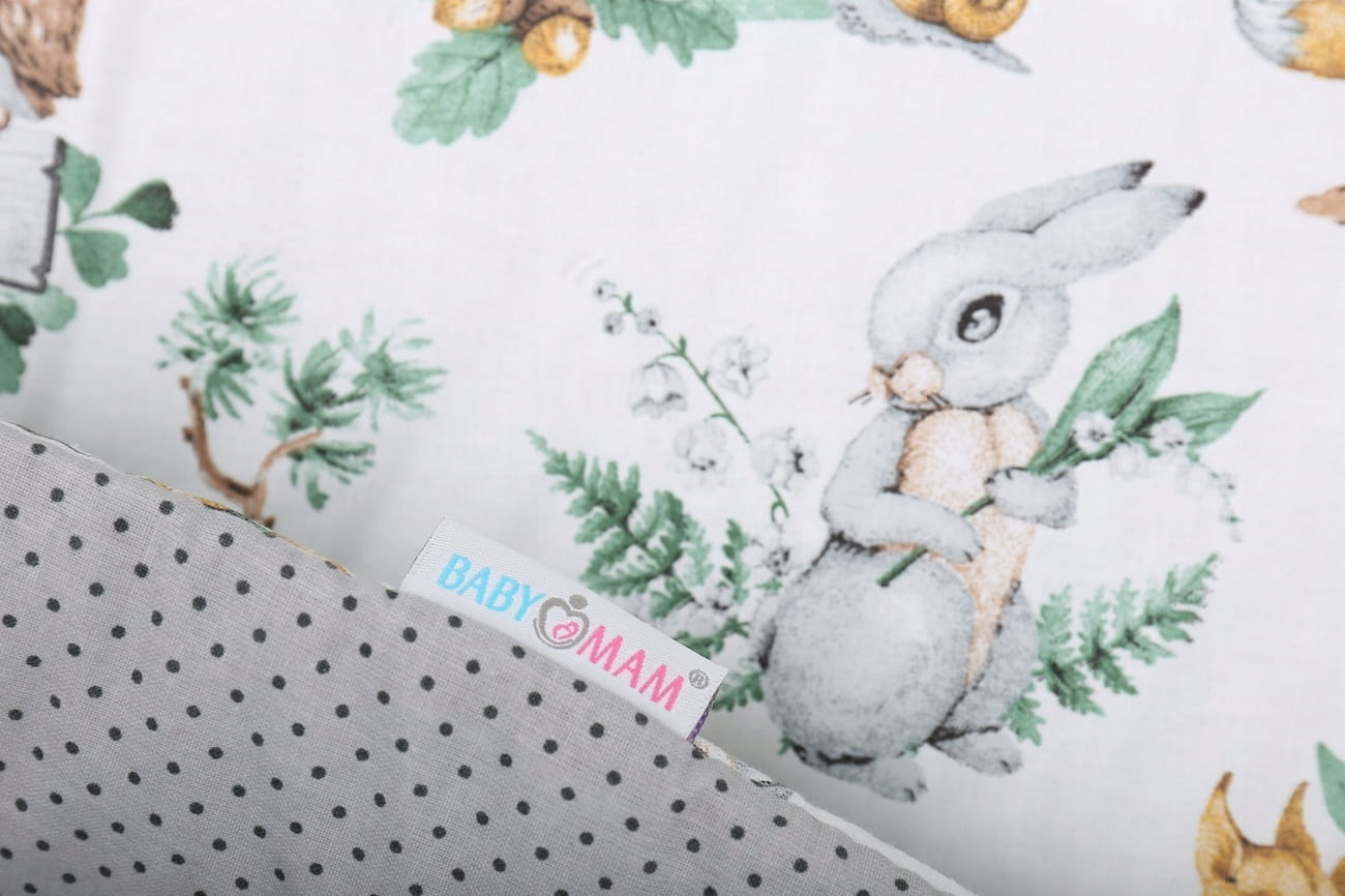 Babymam dwustronny ochraniacz 180x30 do łóżeczka - obrazek 8