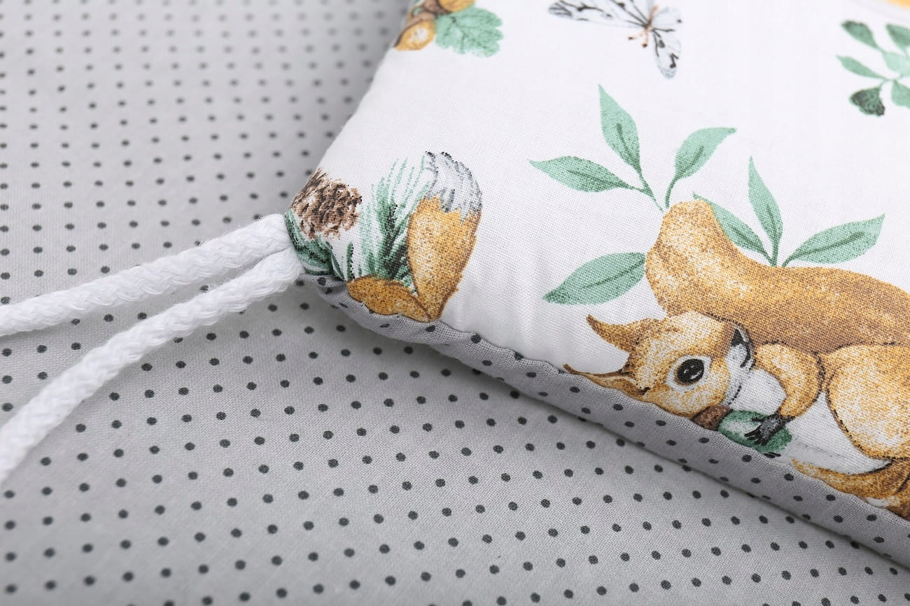 Babymam dwustronny ochraniacz 180x30 do łóżeczka - obrazek 9