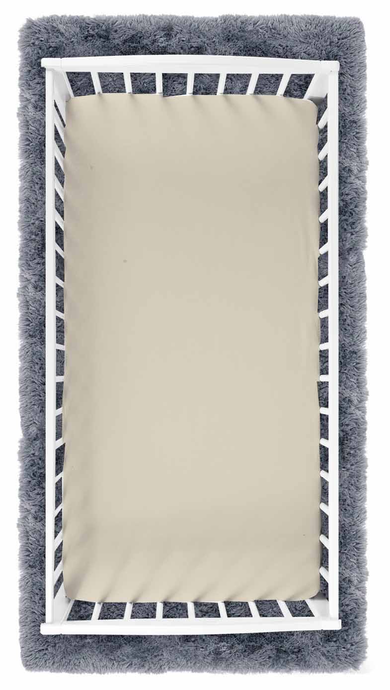 Prześcieradło materiałowe do kołyski 90x40 cm z gumką Babymam - obrazek 3