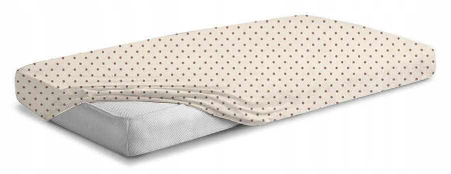Prześcieradło materiałowe do kołyski 90x40 cm z gumką Babymam - obrazek 3