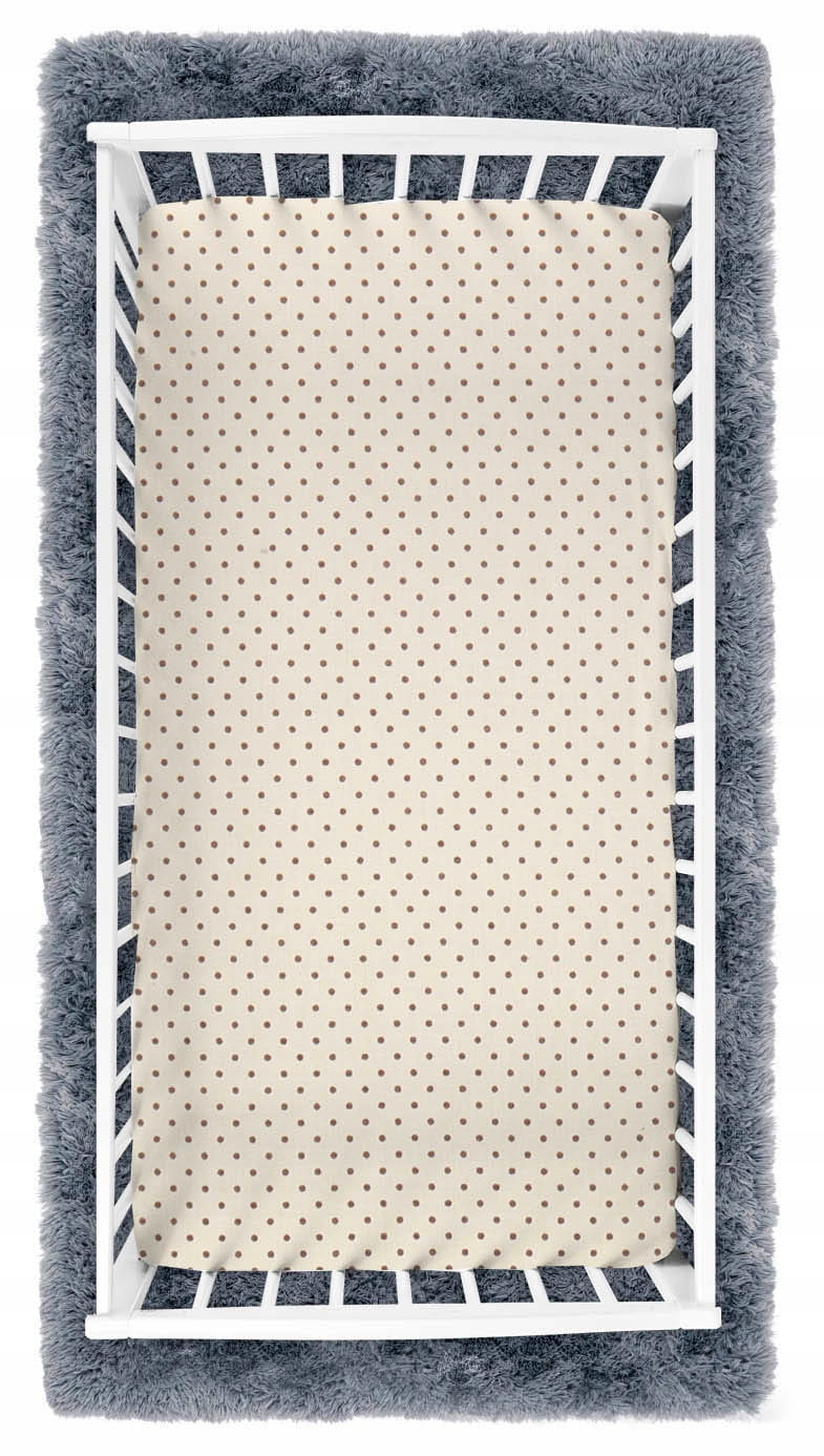 Prześcieradło materiałowe do kołyski 90x40 cm z gumką Babymam - obrazek 4