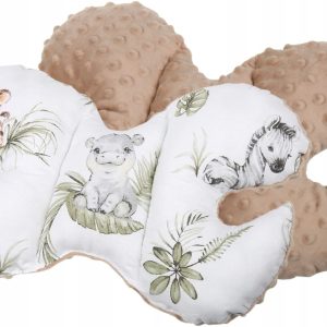 Poduszka motylek do wózka podróżna antywstrząsowa minky Babymam