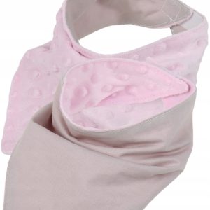 Babymam miękki śliniak apaszka minky na rzepy 2w1