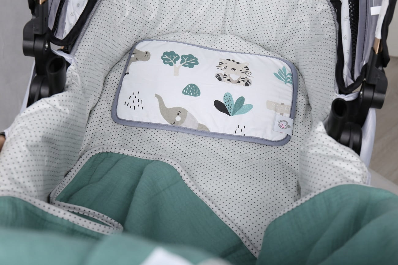 Podkładka antypotowa uniwersalna do wózka fotelika gondoli Babymam - obrazek 4