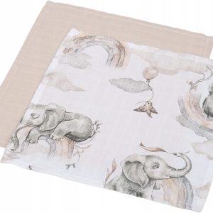Babymam pieluszka muślinowa 30x30 bawełna 2szt.