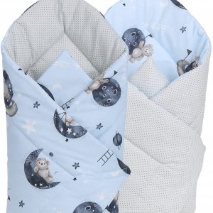 Babymam becik rożek niemowlęcy bawełna dwustronny